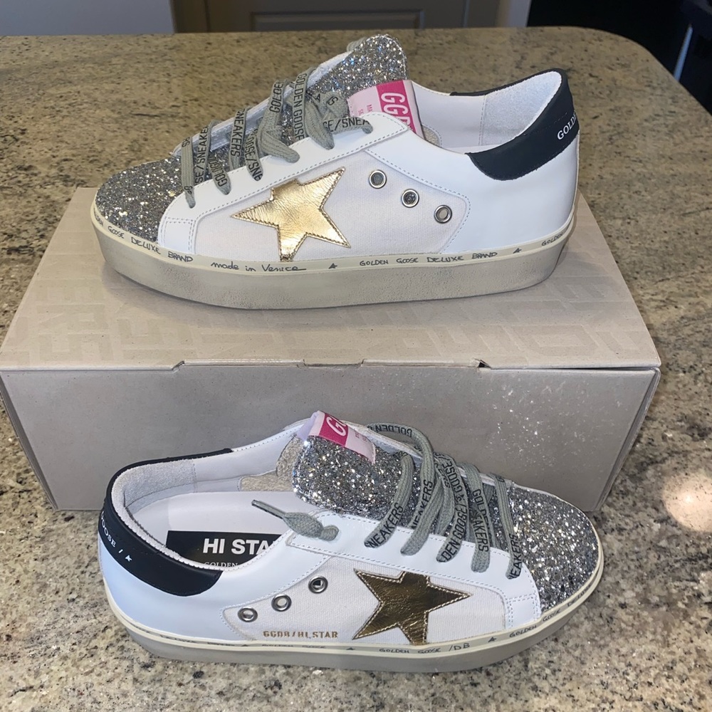 AUTHENTIC Golden Goose Hi Star